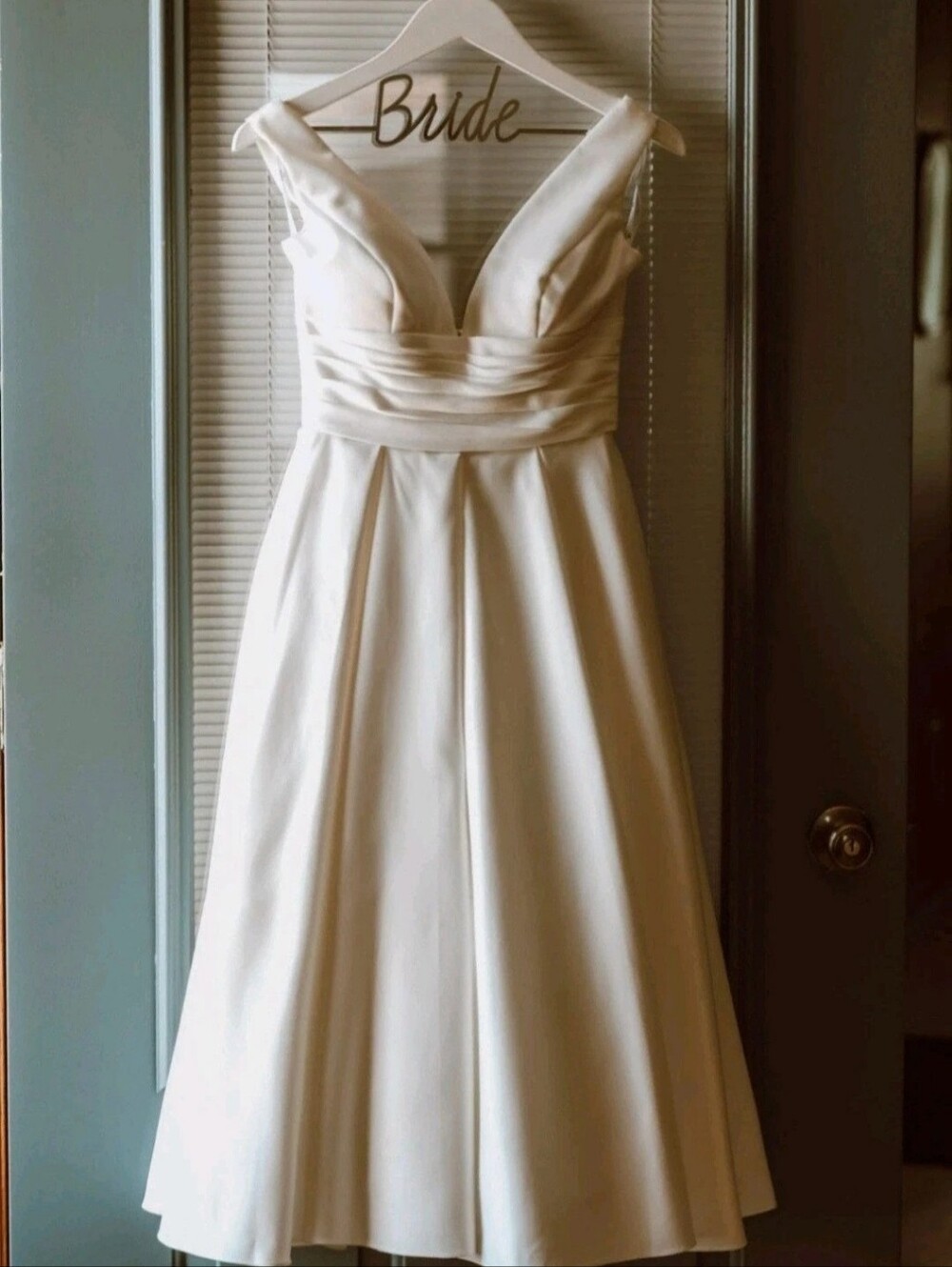 Bridal Dress mid length from David's bridal size 2